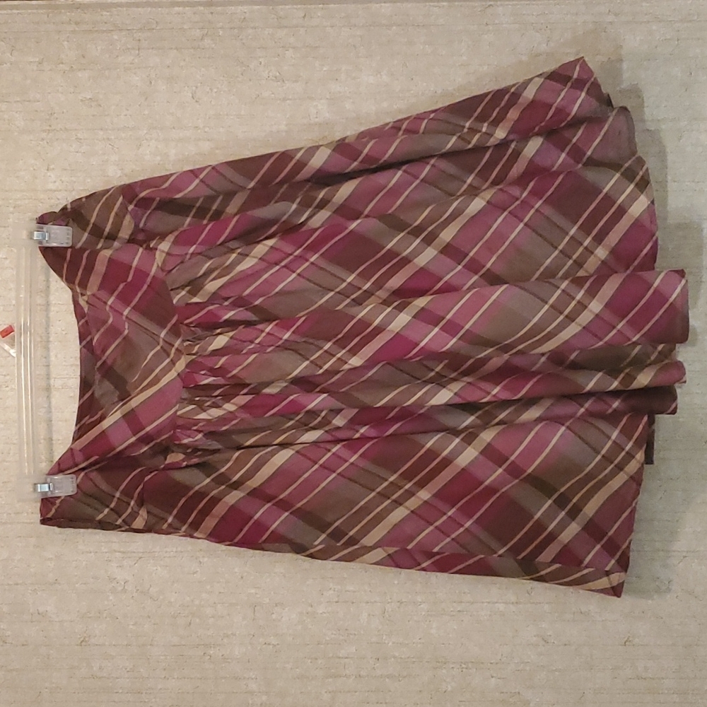 St. Johns Bay Plaid Skirt